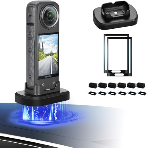 AMAZEAR Magnetic Mount BaseKit for Insta360 X4 Accessories