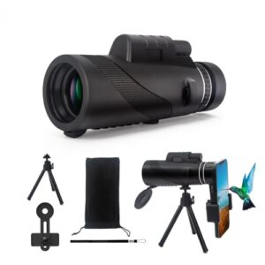10X40 High Power Monocular Telescope with BAK4 Prism & FMC Lens