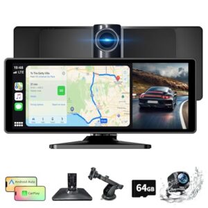 10.26 Inch Wireless Car Stereo with A-pple Carplay & Android Auto