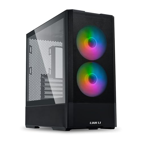 Lian Li Lancool 207 Mid-Tower Case | Premium ATX/mATX Gaming PC Case | Tempered Glass | Optimal Airflow Black Case