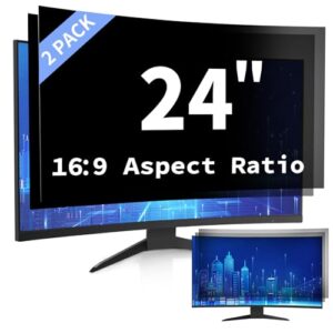 DEJIMAX 24 Inch Computer Screen Privacy Filter for 16:9 Widescreen Monitor