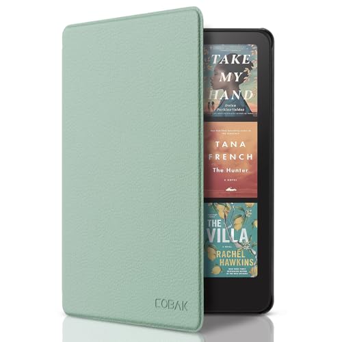 CoBak Case for 7" All-New Kindle Paperwhite(12th Generation 2024) and Kindle Colorsoft Signature Edition - PU Leather Smart Cover with Auto Sleep/Wake