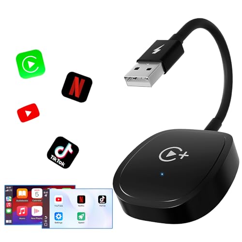 Wireless CarPlay Adapter with Netflix