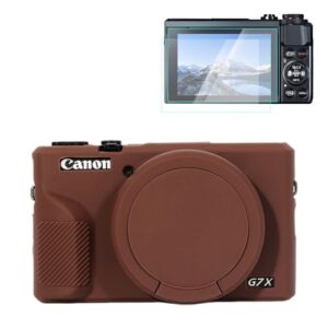 Rieibi Silicone Case For Canon G7X Mark III Case