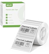 Thermal Labels for Nelko PM220 Label Maker, 2 inch (50mm) Round Thermal Label, Waterproof, Multi-...