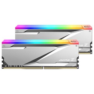 Netac RGB DDR5 7200MHz 32GB(2 * 16GB) CL34 288-Pin for XMP3.0 with RGB Heat Sinks Compatible Computer Memory - Slive