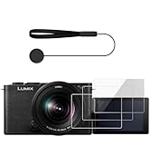 EOS R100 Camera Case,Silicone Protective Case Compatible with Canon EOS R100[Black],Screen Protec...