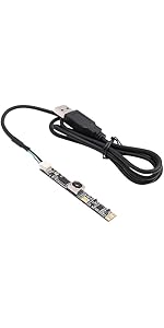 Svpro 8MP Autofocus USB Camera with Microphone for Computer UVC USB2.0 Mini Lightburn Camera Micr...