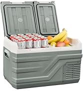 Alpicool 27L Car Refrigerator 12V Portable Car Fridge Freezer Refrigerators NL30 12V/24V DC 100~2...