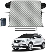 ZOIBV Car Windshield Snow Cover - Durable Oxford Windscreen Protector with Hooks, Waterproof, Win...