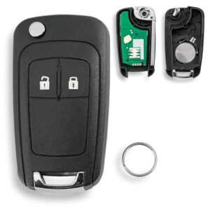 433MHZ For Opel Vauxhall Adam Key Astra J Cascade Insignia Meriva Mokka Key Fob Viva Zafira vauxhall 2 Buttons Remote Car Key Fob with ID46 Chip Key Ring