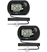 Thlevel Digital Thermometer Hygrometer with Probe Thermometers Temperature Humidity Gauge Meter f...