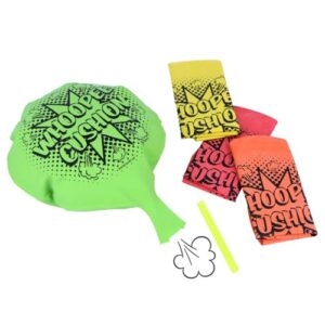 Pack of 4 Whoopee Cushions with Straw | Fun Prank Toy for Kids & Adults | Assorted Colours | Party Bag Fillers