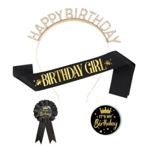 GOZINA Birthday Sash for Women