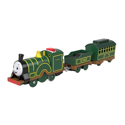Thomas & Friends Motorized Toy Train Talking Emily Battery-Powered Engine with Phrases & Sounds for Kids Ages 3+ Years