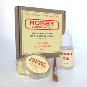 Hobby Grease and Oil Set - Lubrication Kit Suitable for Model Railway