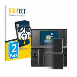 brotect (2 Pack Privacy Screen Protector compatible with Nintendo DS LITE [Anti-Spy