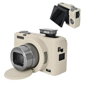 MUZIRI KINOKOO Soft Silicone Case for Canon G7X Mark III Camera