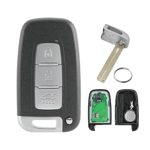 3 Buttons Remote Key Fob Replacement Remote Key For Hyundai i30 ix35 Tucson Key 433Mhz with TOY40 Blade Key Ring SY5HMFNA04