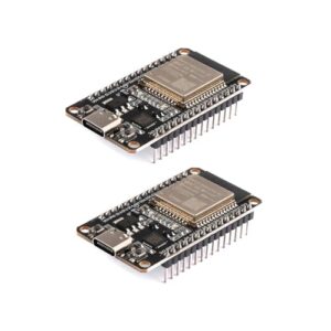 diymore 2PCS Development Board Type C ESP32 WROOM Development Board ESP-WROOM-32 Microcontroller Bluetooth Module 2.4 GHz WLAN WiFi CP2102 Chip