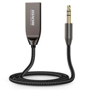 ZOACHII Bluetooth 5.4 Car Aux Adapter