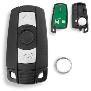 For BMW 1 3 5 6 Z4 X1 X3 X5 Series E46 E60 E61 E63 E64 E70 E71 E72 E90 E91 E92 Key Fob 868MHZ 3 Buttons Remote Car Key Fob with ID46 Chip KR55WK49127 Key Ring