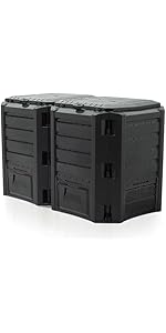 Modular Garden Composter Bin Thermal Organic Fertilizer Compost System, Multiple Models Available...