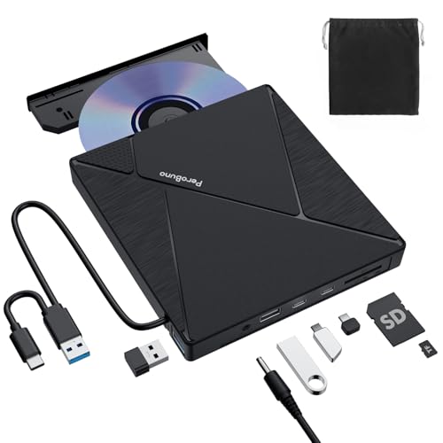 PeroBuno External CD DVD Drive