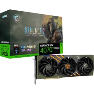 MSI GeForce RTX 4070 Ti SUPER 16G GAMING SLIM STALKER 2 EDITION Graphics Card - RTX 4070 Ti SUPER GPU