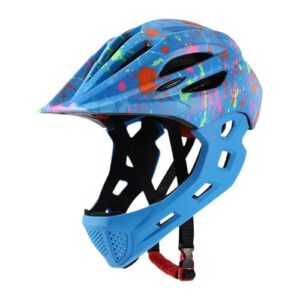 ockible Kids Bike Helmet Cycling Helmet Kids Full Face Bike Helmet Lightweight Full Face Helmet Bicycle Helmet Cycle Helmet Biking Helmet for Kids Boys Girls Riding Roller Skating Outdoo