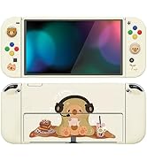 PlayVital ZealProtect Protective Case for Nintendo Switch Lite, Hard Shell Grip Cover for Nintend...