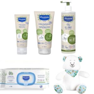 Mustela organic kit - 5 products - Mustela cleansing wipes