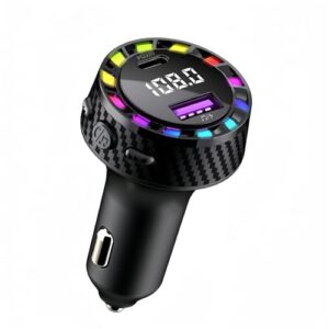 FM Bluetooth Transmitter Car Fast Charger USB C