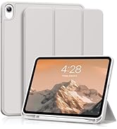 ZKTUYU for iPad 10th Generation Case 10.9 inch 2022, Slim Stand Protective Cover with Pencil Hold...
