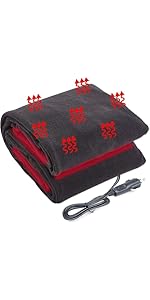 Big Ant Car Blanket,Fleece Constant Temperature Travel Blanket For Car And RV-Great For Cold Weat...