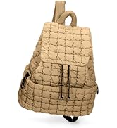 GSenhui Quilted Backpack for Women Puffer School Backpack Lightweight Travel Rucksack Casual Dayp...