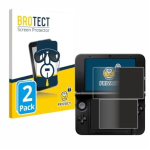 brotect (2 Pack Privacy Screen Protector compatible with Nintendo 3DS XL SPM7800 [Anti-Spy