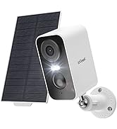 ieGeek 2K Solar Security Camera Outdoor Wireless with Embedded Solar Panel, Battery CCTV Camera S...