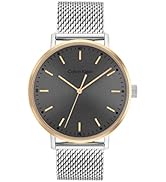 Calvin Klein Analogue Multifunction Quartz Watch for Men with Stainless Steel and Silicone Bracelets