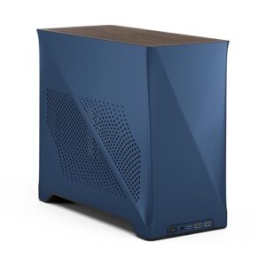 Fractal Design Era 2 ITX PC Case in Midnight Blue – Sleek Anodized Aluminum