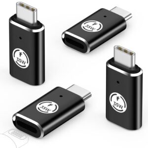 MoKo Lightning Female to USB C Male Adapter 4 Pack