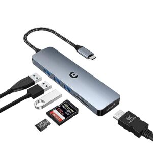 Toudun USB C Hub 6 in 1