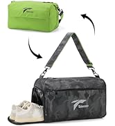 Tolaccea Sports Gym Bag for Women, Travel Bag with Wet Pocket & Shoe Compartment, Duffle Bag Week...