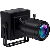 ELP Zoom Webcam 1080P with 5–50mm Manual Variable Focus Lens,Full HD 2MP OV2710 USB Camera Compat...