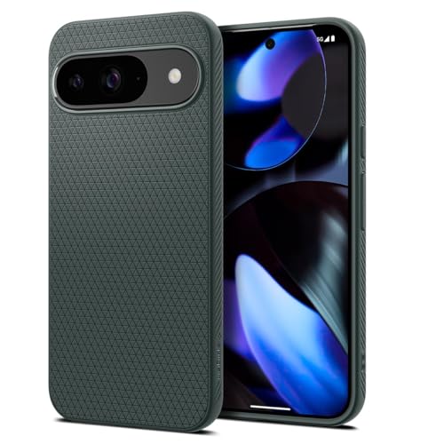 Spigen Liquid Air Case Compatible with Google Pixel 9/9 Pro - Abyss Gree