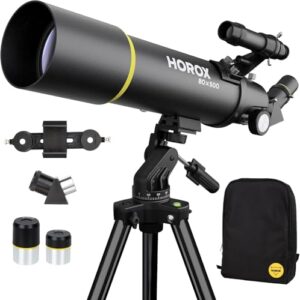 Telescope 80mm Aperture 500mm Refractor Telescope for Adults