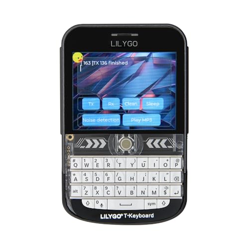 LILYGO T-Deck Plus ESP32-S3 LORA-89 SX1262 Ulbox GPS White Keyboard 2.8 Inch Touchable Display TTGO Development Board with ABS Shell Version (433 MHz)