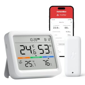 SwitchBot Weather Stations with Outdoor Sensor Wireless for Home