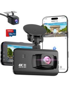 Dash Cam Front and Rear WiFi Dashcam