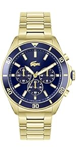 Lacoste Men Analog Quartz Watch with Silicone Strap